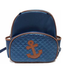 Mochila Grande Azul na Vila Lageado