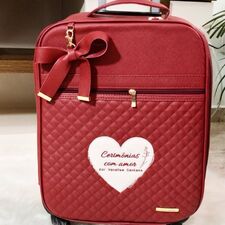 Mala de Rodinhas Vermelha em Florianópolis